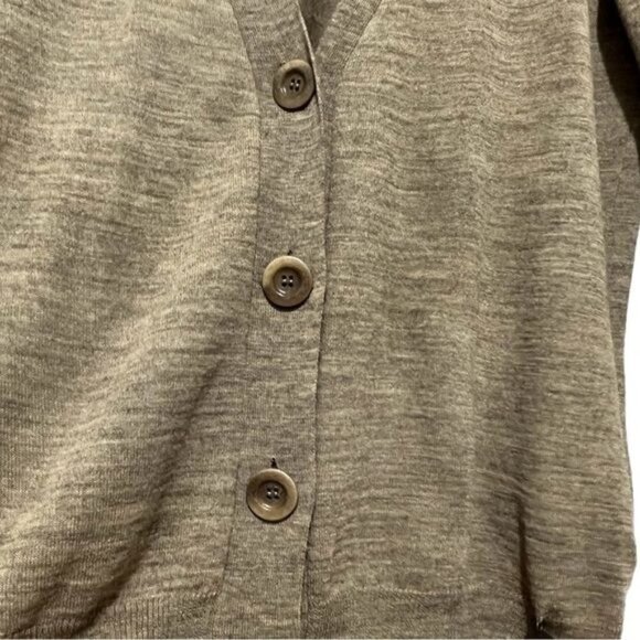 See by Chloe Wool Alpaca Brown Relaxed Fit Cardigan Size 4 - Picture 5 of 12